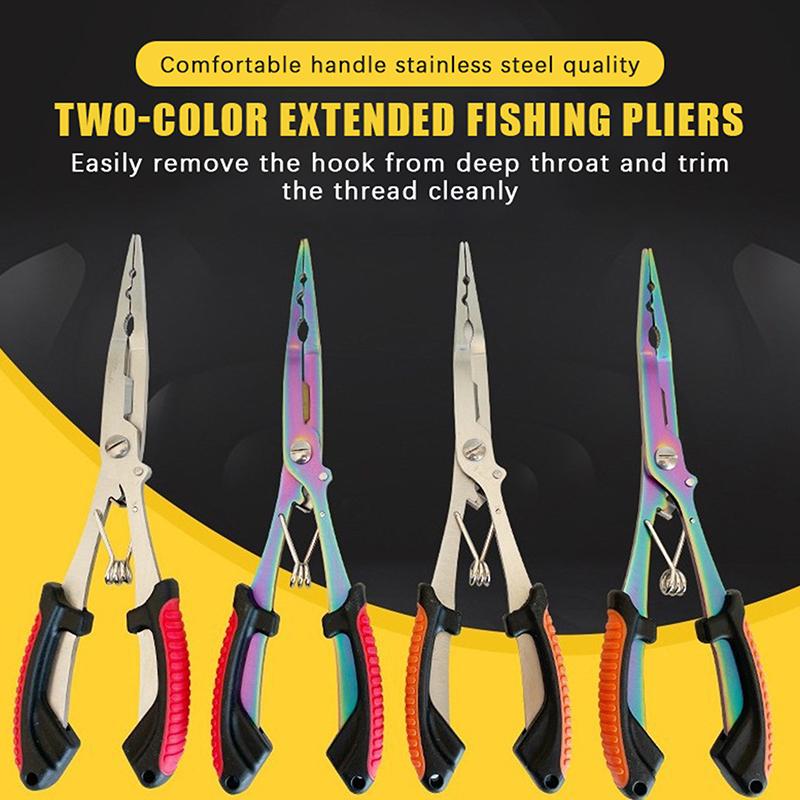 Fishing Hook Sharpener - Удлиненные рыболовные плоскогубцы из нержавеющей стали