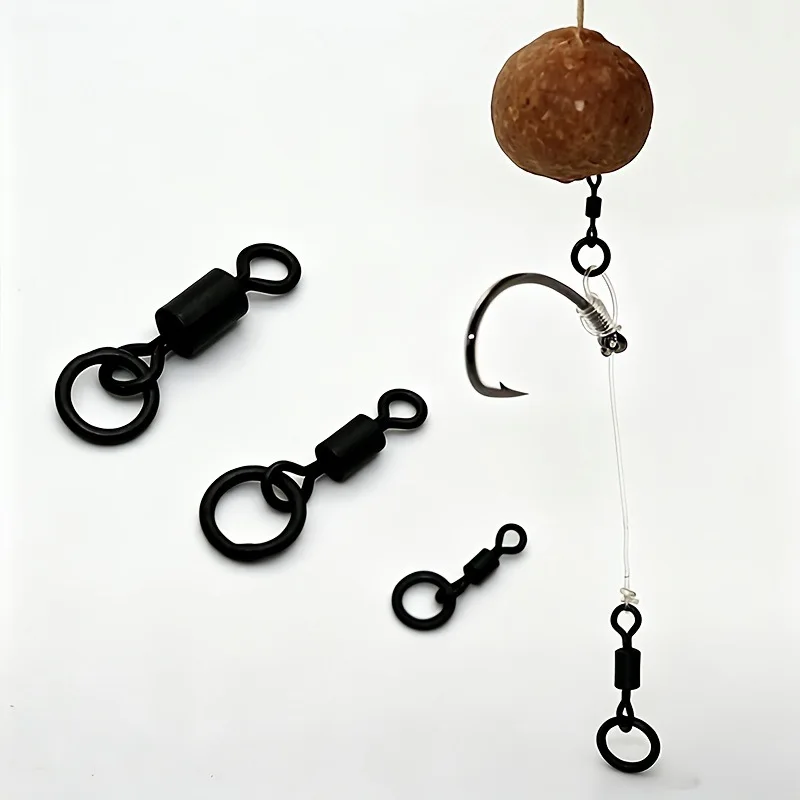 50 шт. микро-вертлюжков с гибк – обзор и цена Fishing Hook Size