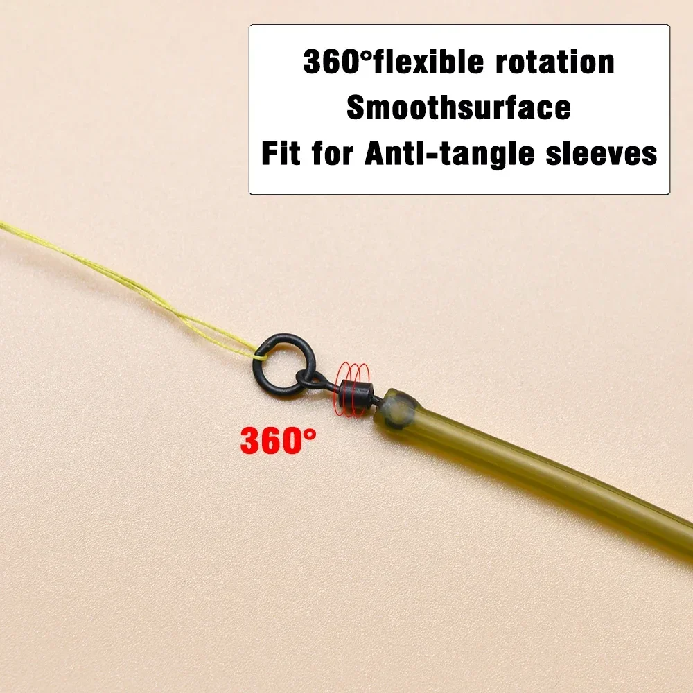 50 шт. микро-вертлюжков с гибк – обзор и цена Fishing Hook Size